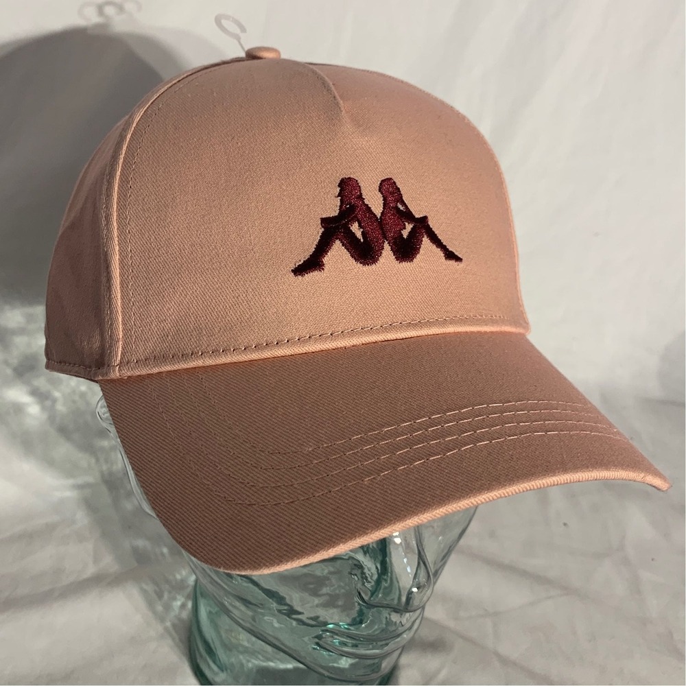 Kappa Pink Coral Beige Baseball Hat Authentic Meppel